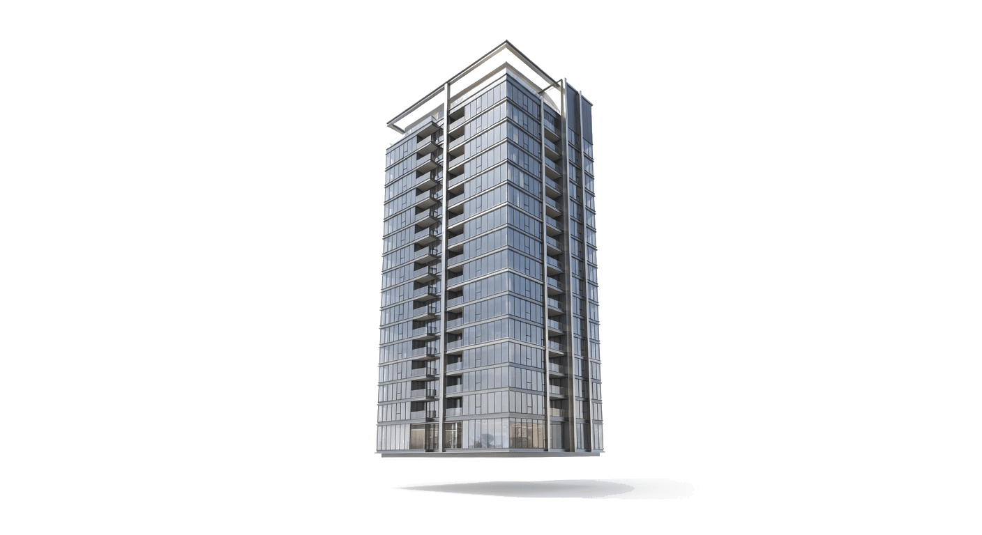 Luxury high-rise hotel building