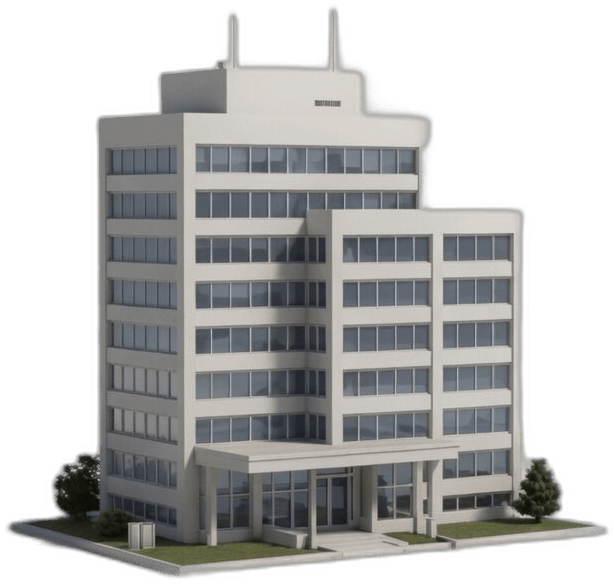 Modern commercial office building